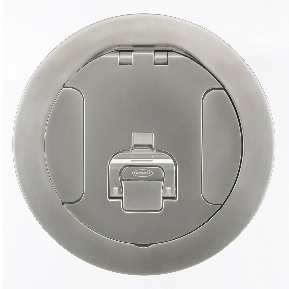 Wiring Device-Kellems CFBS1R6CVRNKL Standard Floor Box Cover, 7-1/2 in Dia, 7-1/2 in L x 7-1/2 in W, Cast Aluminum