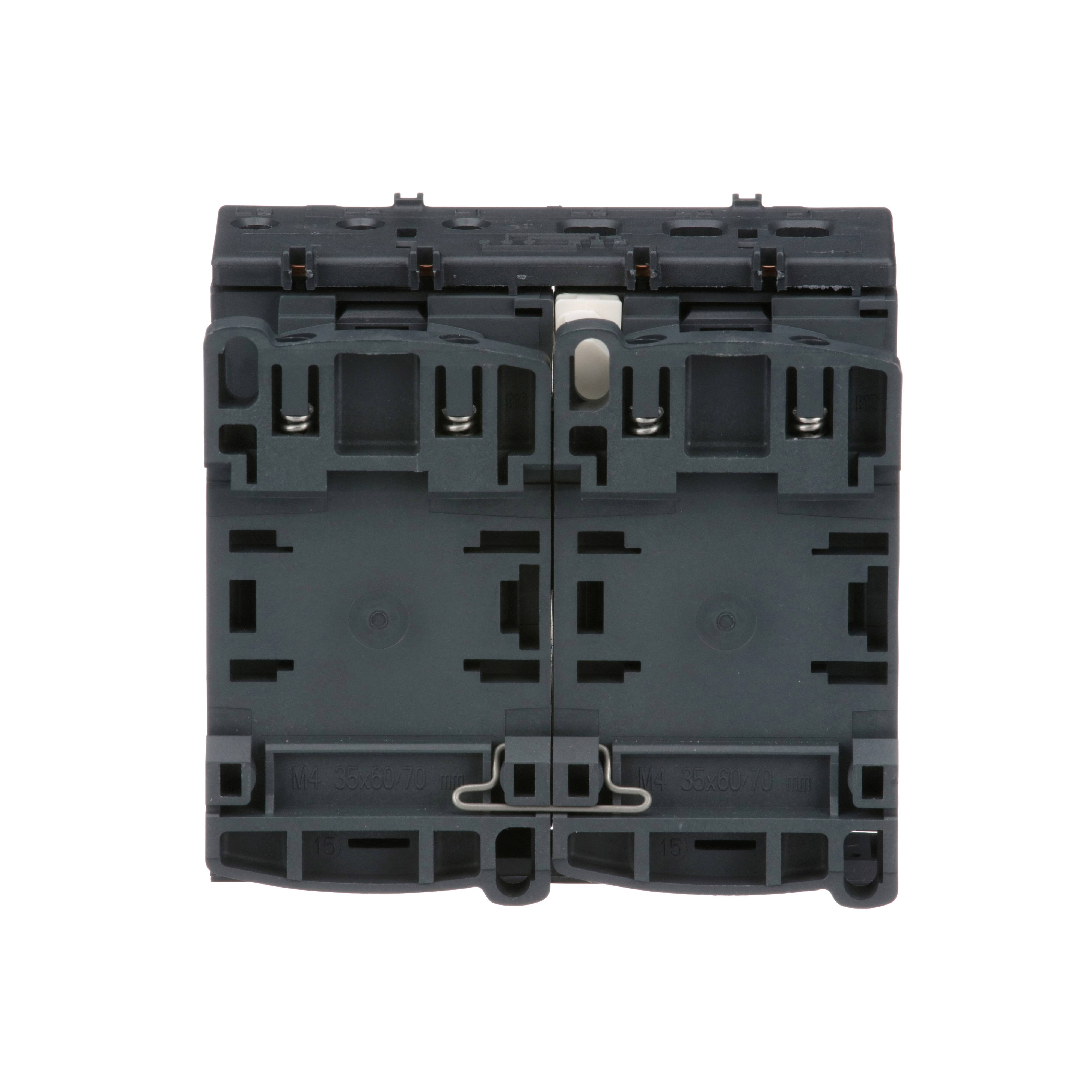 Square D™ TeSys™ D LC2D09G7 D-Line Mechanical Standard IEC Contactor, 120/690 VDC, 300 VDC V Coil, 9/25 A, 3NO Contact, 3 Poles