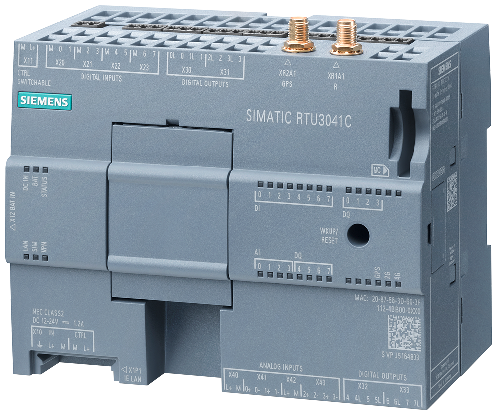 Siemens 6NH31124BB000XX0 PLC Communication Module, 10.8 to 28.8 VDC, 0.28/14/35/71/83/208 mA