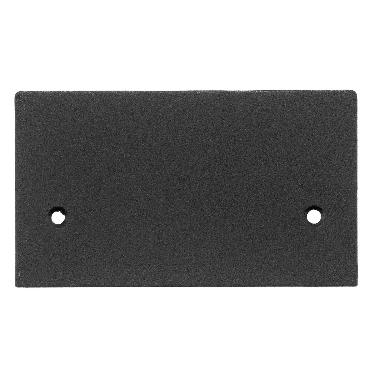Wiring Device-Kellems SS2309BBKA Pedestal Blank Standard Sized Pedestal Face Plate, 4.39 in L x 2.52 in W, Aluminum