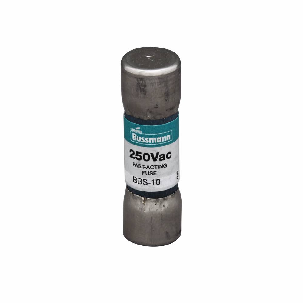 Bussmann BBS-8 Fast Acting Fuse, 8 A, 250 VAC, 10 kAIC Interrupt, Class: Supplemental, Cartridge Body