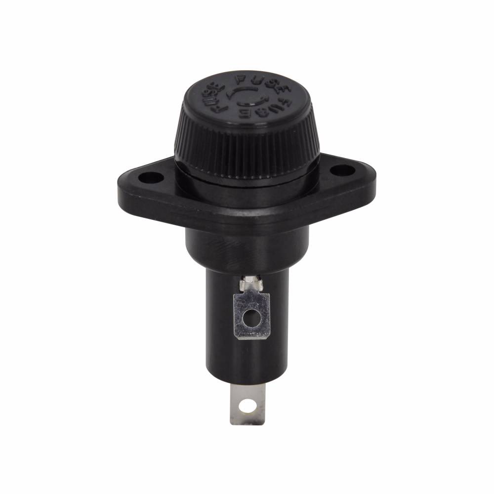 Bussmann BK/HPF-L Standard Fuse Holder With Screw Type Knob, 600 V, 5 A, 1 Pole