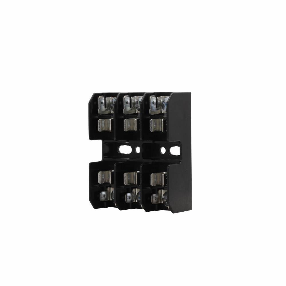 Edison BG3033SQ Open Fuse Block, 480 V, 30 A, Class: G, 14 to 10 AWG Cu Wire, 3 Poles