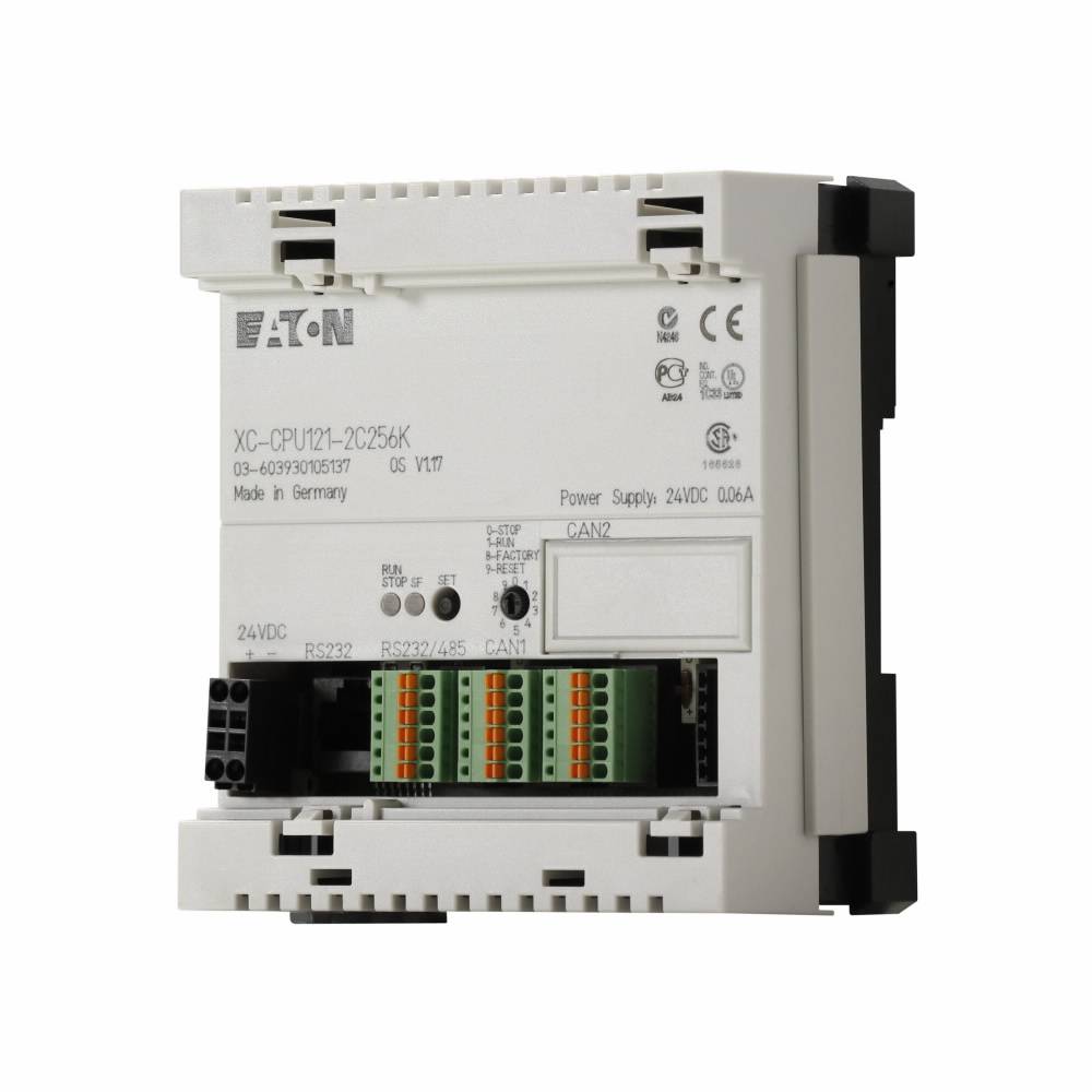 EATON XC-CPU121-2C256K Programmable Logic Controller, 24 VDC