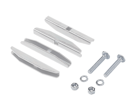 Hoffman LBSKW DCR Butt Splice Kit, For Use With Ladder Rack System, Steel, White