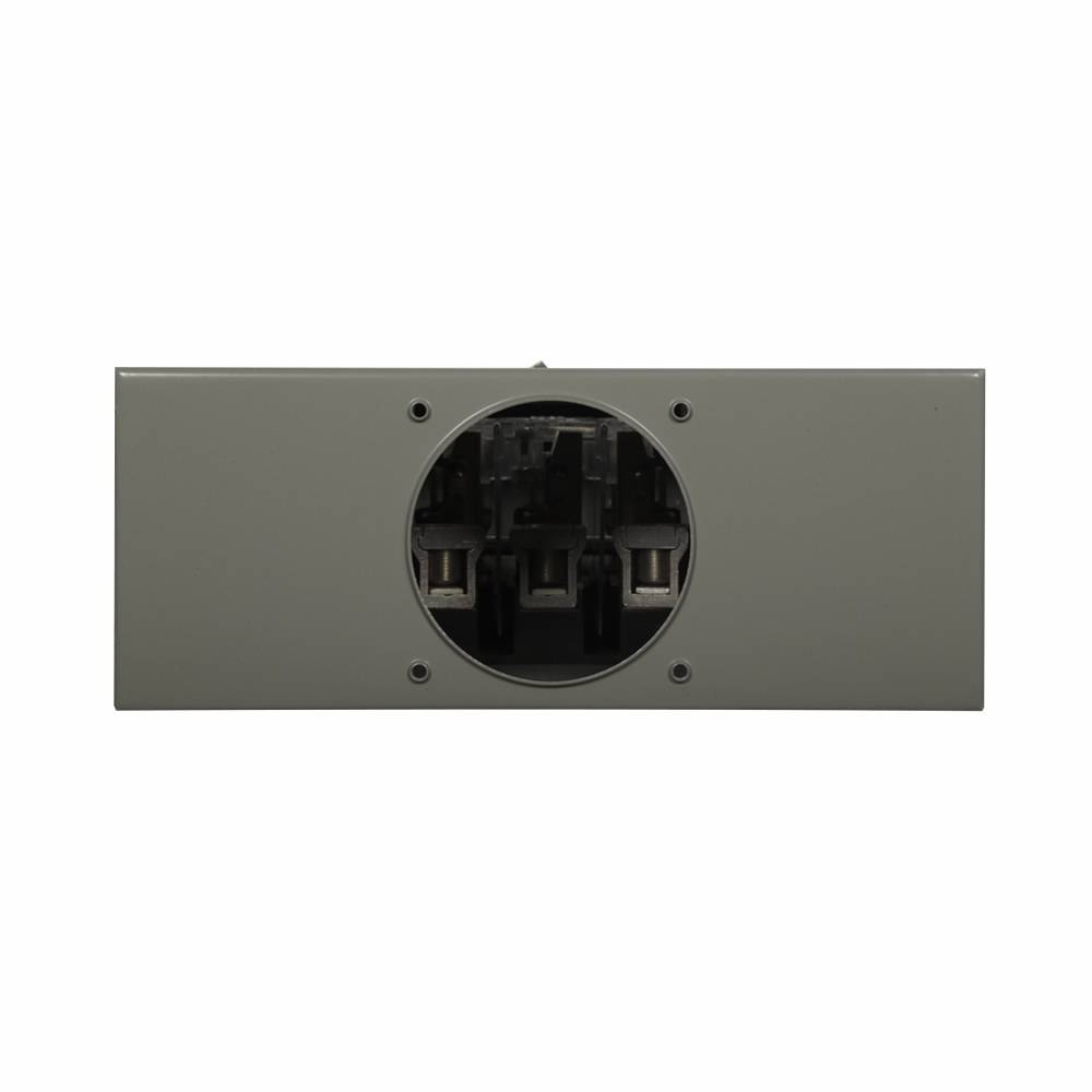 EATON 1007670ECH 1-Position 4-Wire Lever Bypass Meter Socket, 600 VAC, 200 A, 3 Phase