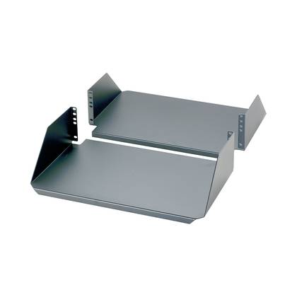 Panduit® SRM19CM3 2-Post Cantilevered Rack Mount Shelf, 5.23 in H x 19.24 in W x 24.9 in D, 3U Rack, Aluminum