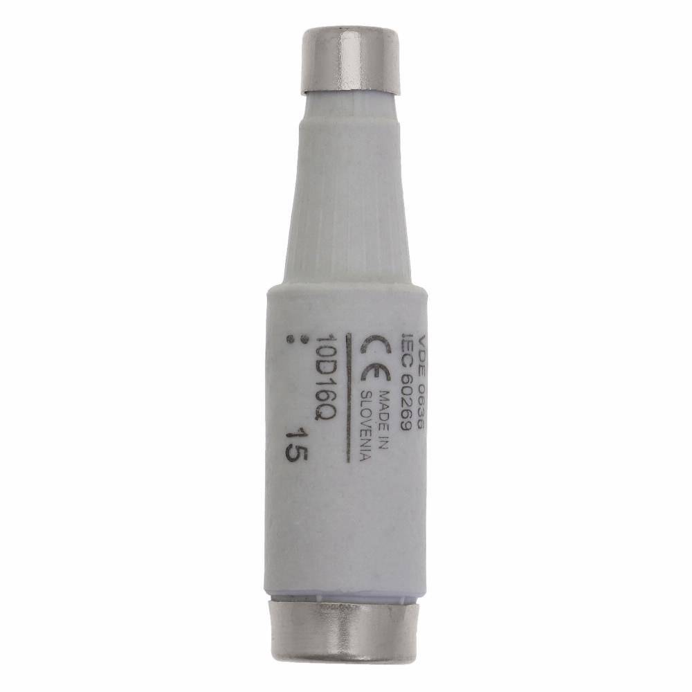 Edison 10D16Q Diazed Fast-Acting Fuse, 10 A, 500 VAC, 50 kA Interrupt, Class: gG
