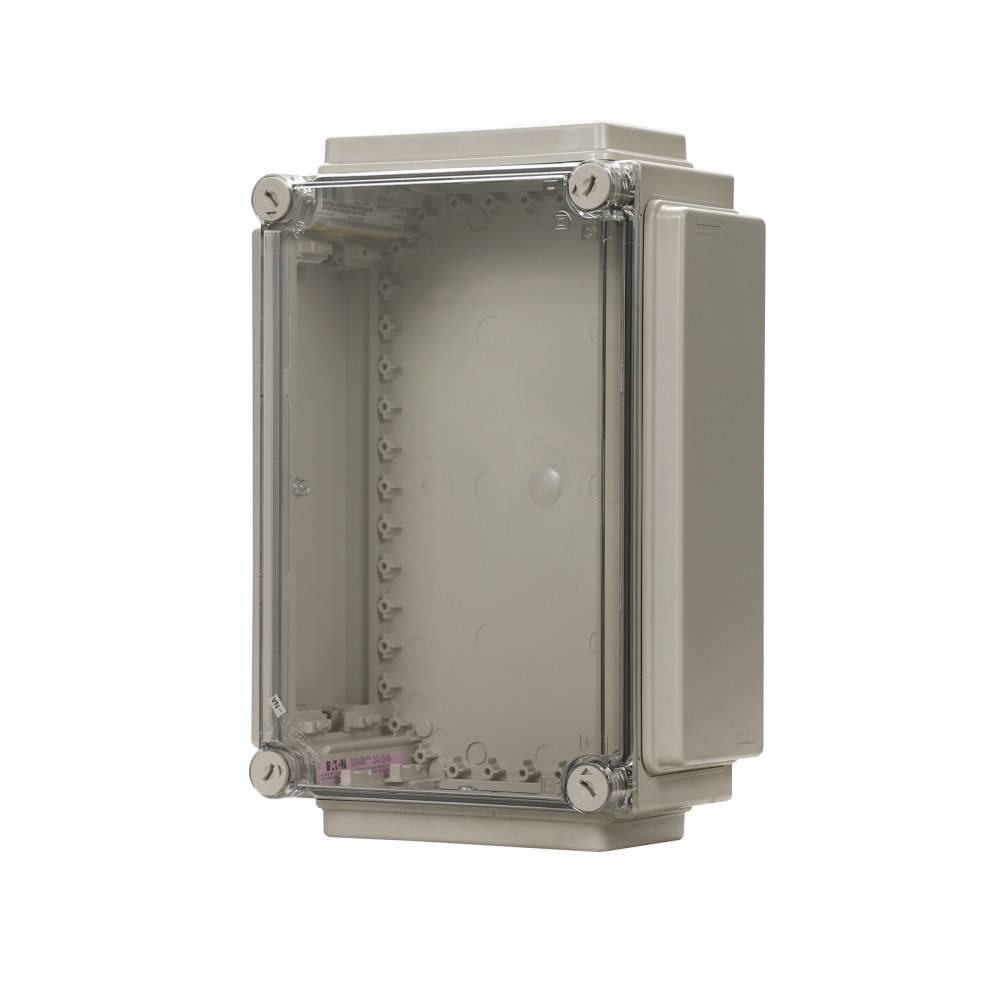 EATON CI43-125-NA Pipe-In Lead Insulated Enclosure, 5.9 in L x 14.76 in W x 9-1/2 in D, Plastic