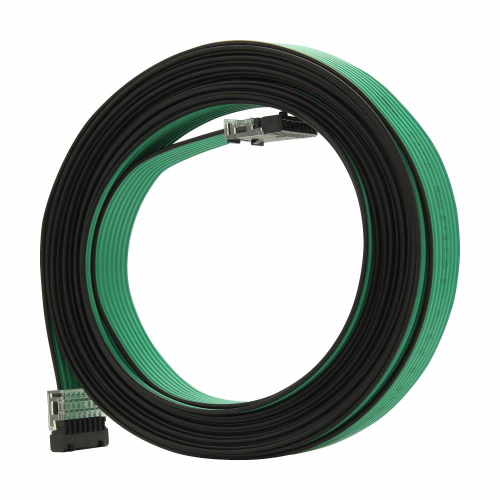 EATON SWD4-5LF8-24-2S Flat Cable, 600 V, 16.4 ft L, 8 AWG Conductor, Ribbon