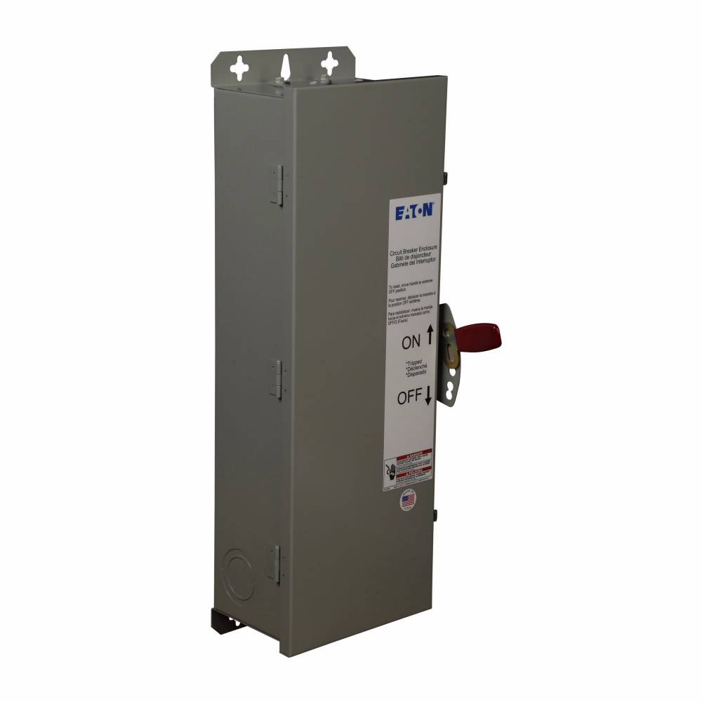 EATON RFDN225 C Series Rainproof Circuit Breaker Enclosure, 9.31 in L x 9.16 in W x 25.66 in H, NEMA 3R NEMA Rating, Steel