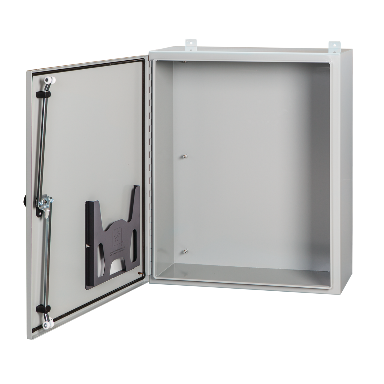 nVent HOFFMAN A16H16ALP3PT A4W3 Enclosure, 16 in L x 16 in W x 6 in D, NEMA 4/IP66 NEMA Rating, Steel