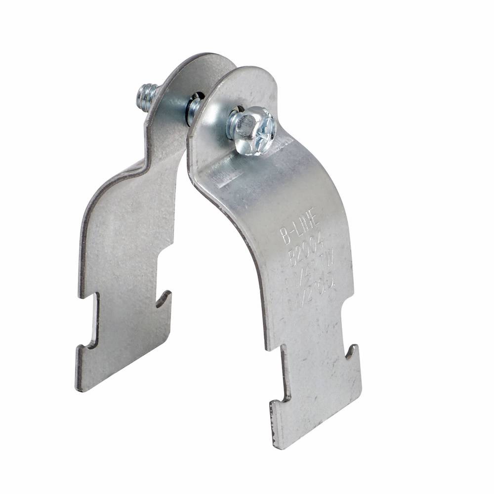 EATON B-Line B2012PASS4 Pre-Assembled Conduit/Pipe Clamp, 1-1/2 in Conduit, 800 lb Load, 1-7/8 in OD, 304 Stainless Steel