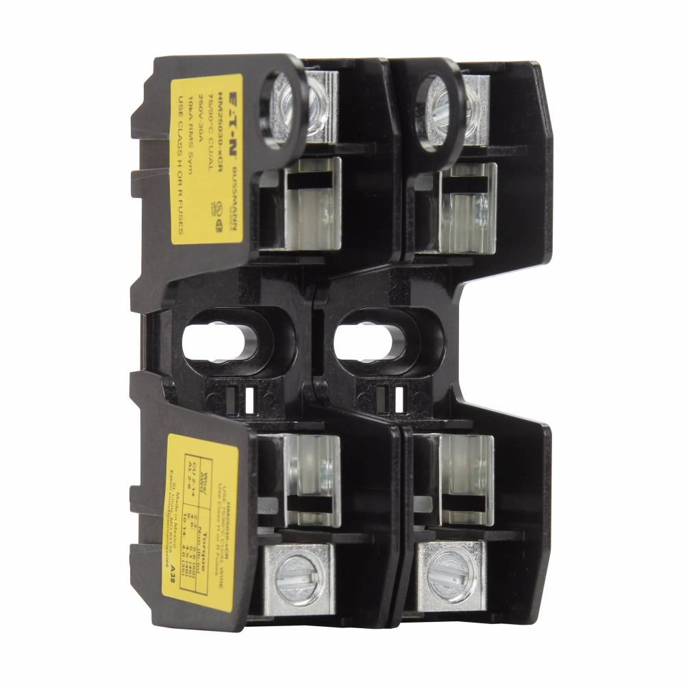 EATON Edison HM25030-2CR Fuse Block, 250 V, 30 A