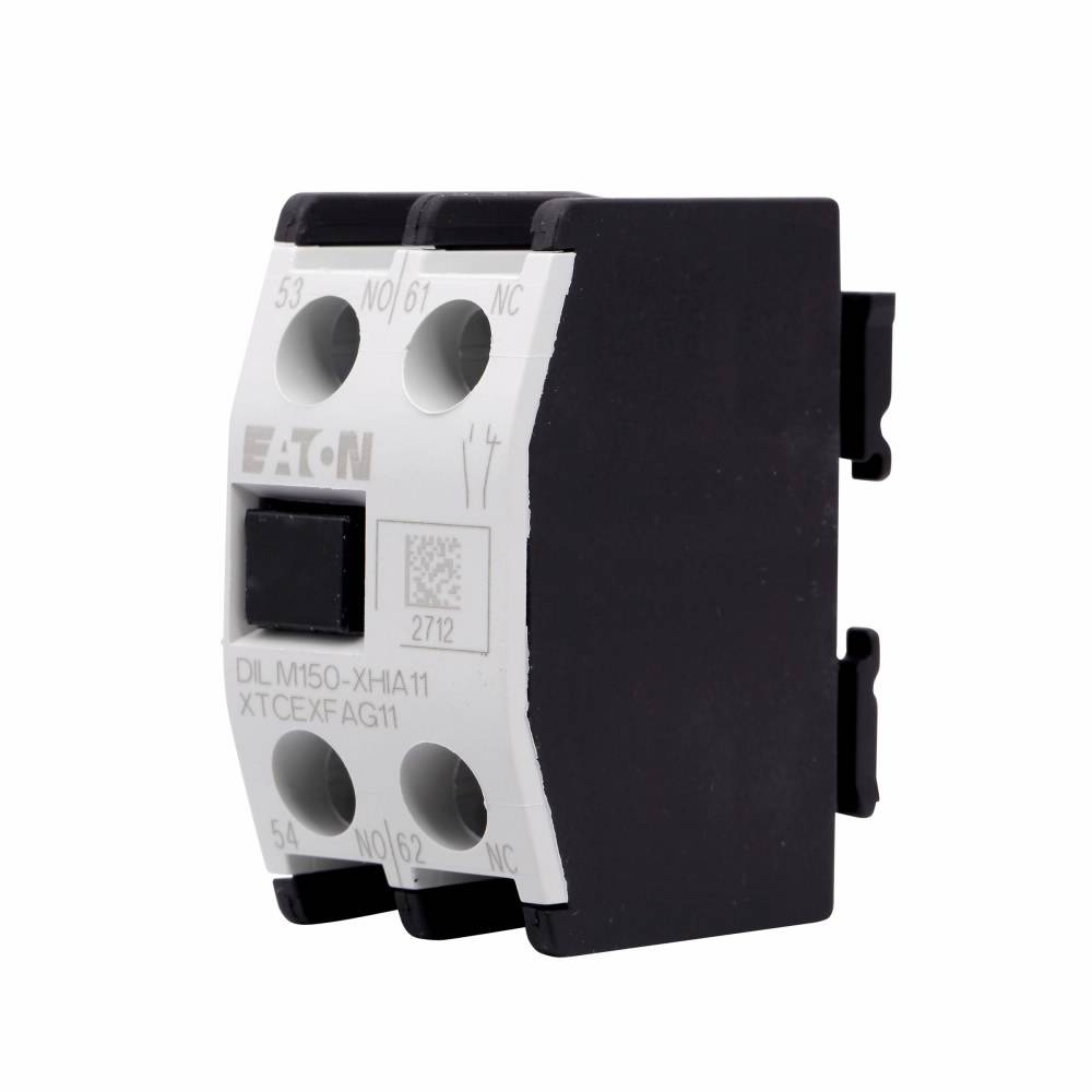 EATON XTCEXFAG11 2-Pole Auxiliary Contact, 600 VAC, 220 VDC, 16 A, 2 Contacts