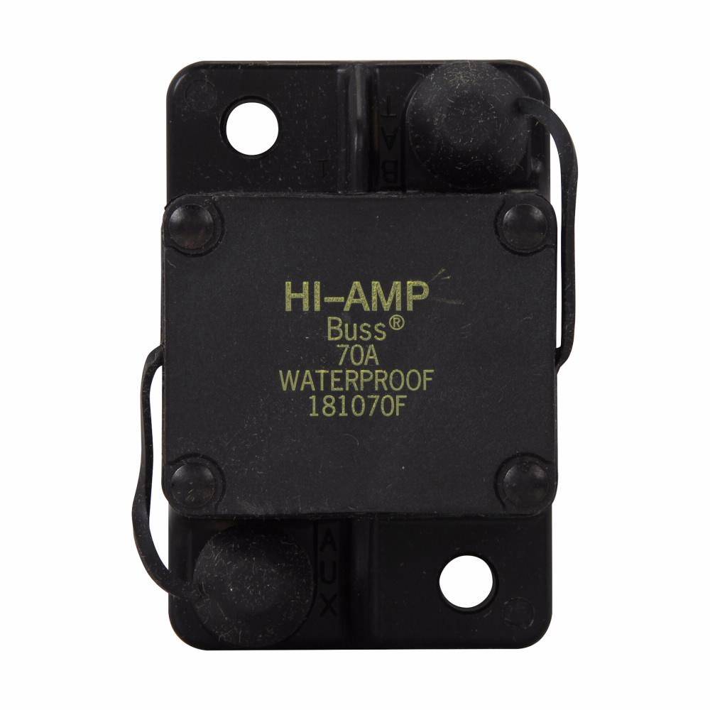 Bussmann 185070F-13-1 Circuit Breaker, 70 A, 42 VDC, 3000 A Interrupt