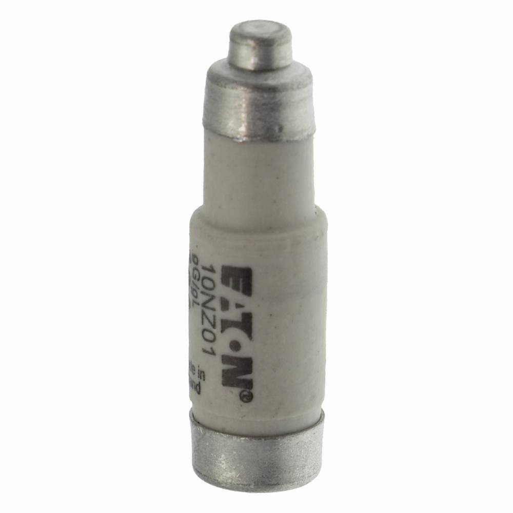 Edison 10NZ01 NZ Series Type D0 Low Voltage Time Delay Neozed Fuse, 10 A, 400 VAC, 100 kA Interrupt, Class: gG/gL, Cartridge Body