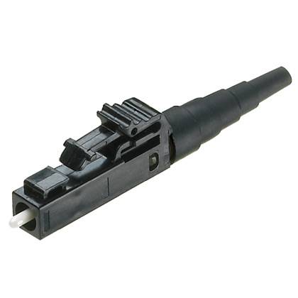 Panduit® OptiCam® FLCSMBLY Field Polished Fiber Optic Connector, LC Simplex Connector, OM2/OM3/OM4 Multi-Mode Fiber, 1.6 to 2 mm Jacketed, Zirconia Ceramic Ferrule