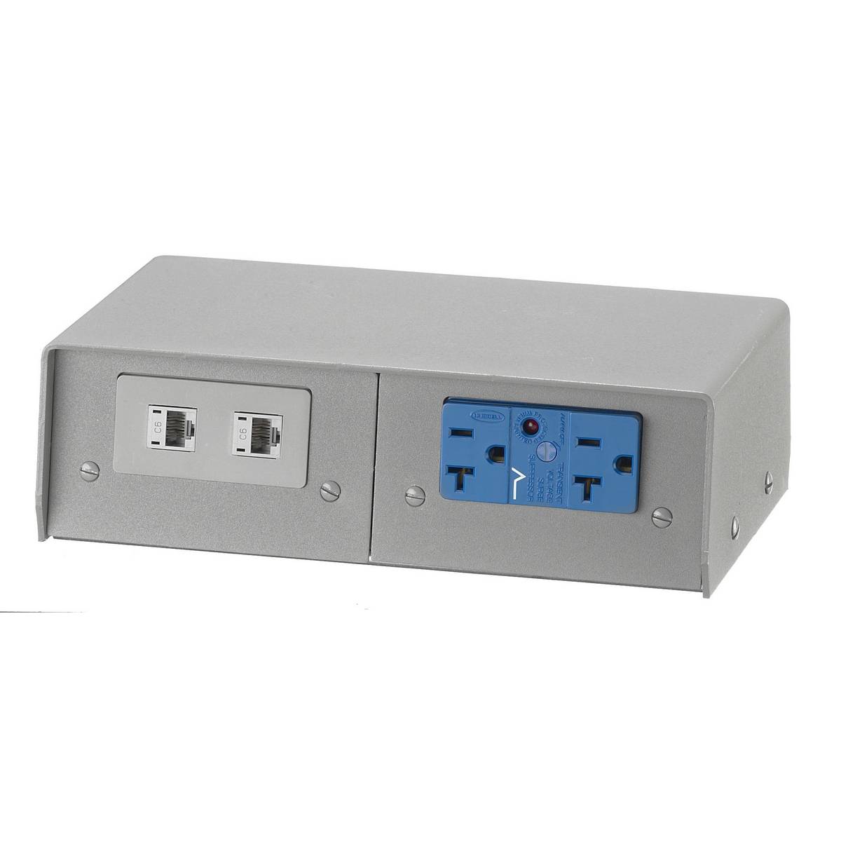Wiring Device-Kellems FR480GYA 4-Gang Standard Sized Frpt Pedestal, For Use With PT27A/PT7XC Fire Rated Poke Through, Composite