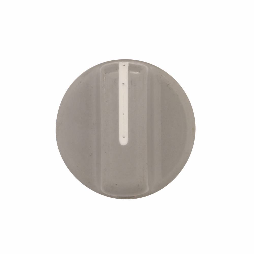 EATON 10250TKA Blank Heavy Duty Oiltight/Watertight Operator Knob, 30.5 mm, NEMA 1/2/3/3R/4/4X/12/13/IP65 NEMA Rating, Round Shape, Plastic