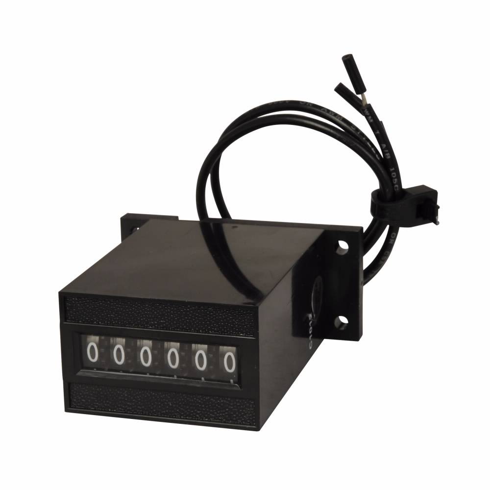 EATON 6-Y-41345-402-ME Durant® ME Miniature Electric Totalizer Counter, 6 Digits, 6000 Counts per Second