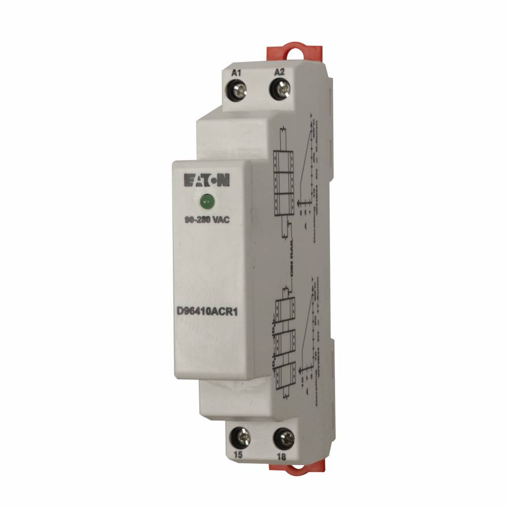 EATON D96410ACR1 D96 Series Compact Random Switch Solid State Relay, 10 A, 1NO-SPST Contact