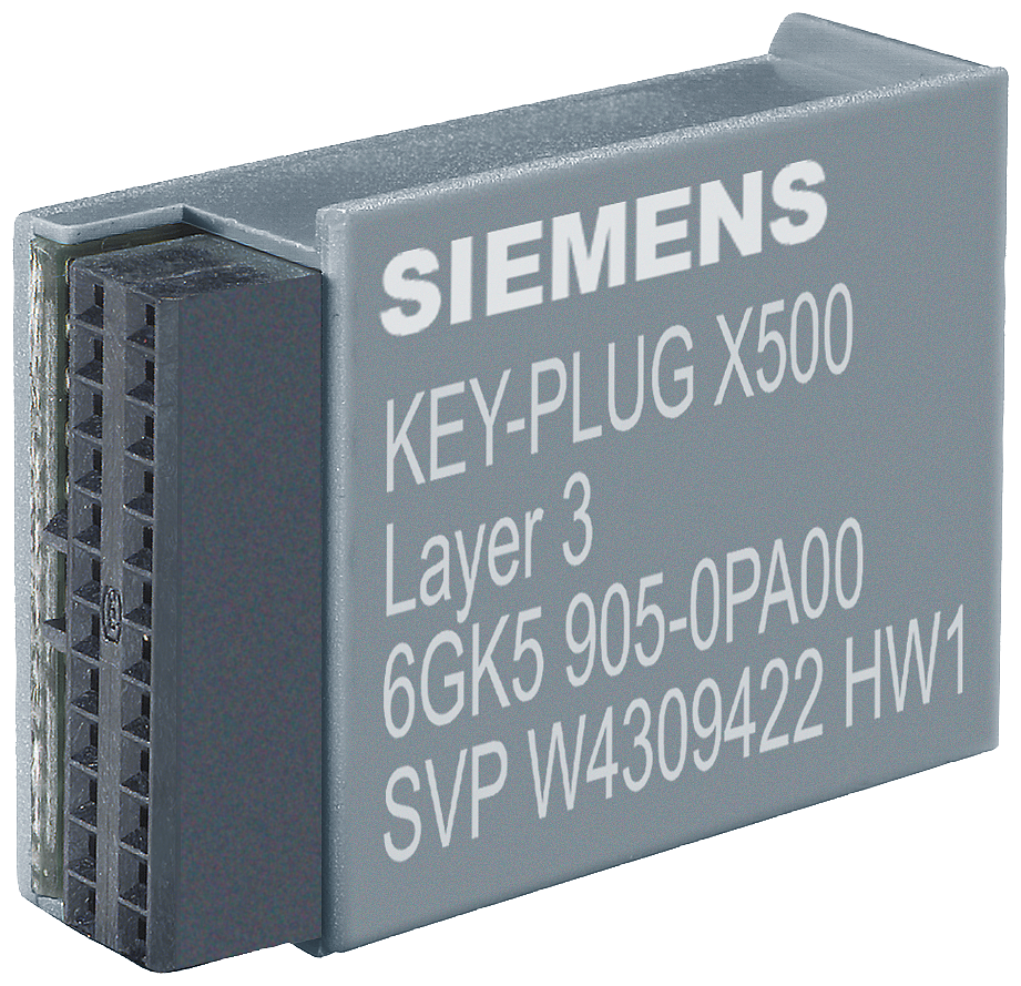 Siemens 6GK59050PA00 Key Plug, 0 to 60 deg C