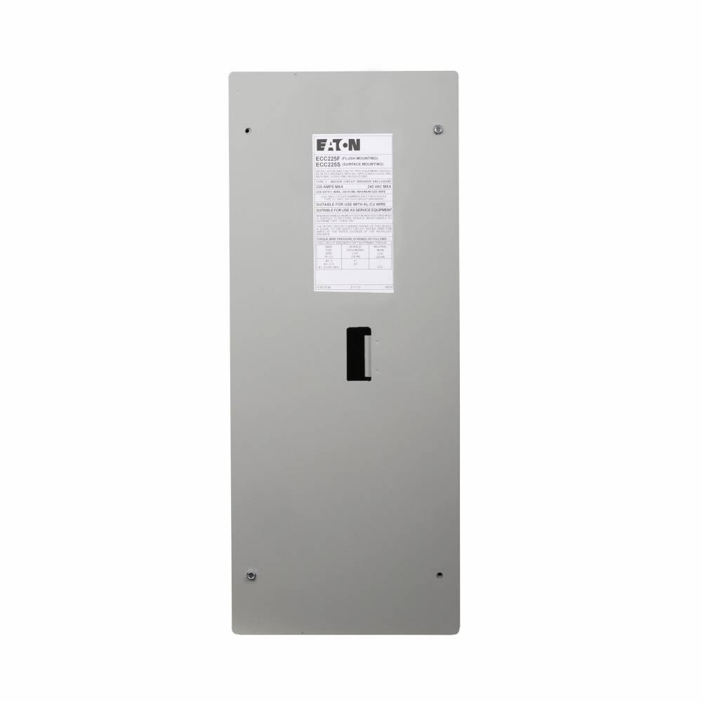 EATON ECC225F Circuit Breaker Enclosure, 25-1/2 in L x 10 in W x 5 in H, NEMA 1 NEMA Rating