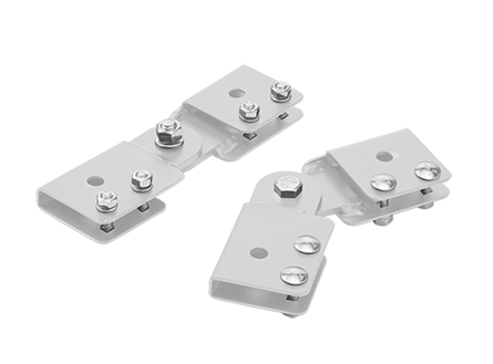 Hoffman LABSKW DCR Adjustable Butt Splice Kit, For Use With Ladder Rack System, Steel, White
