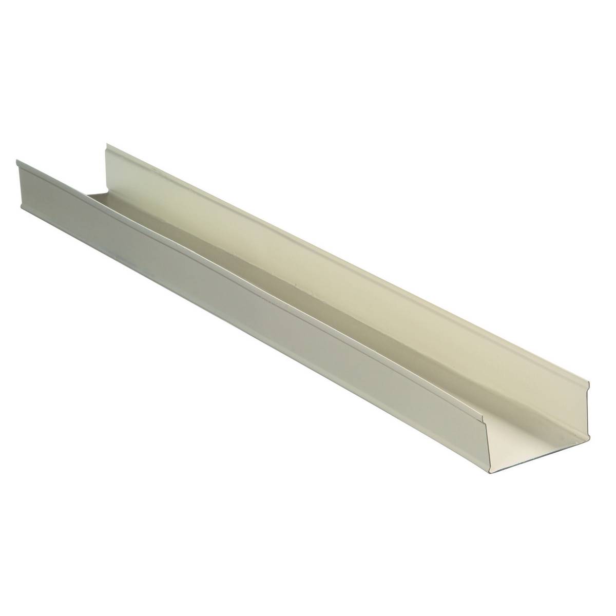 Wiring Device-Kellems HBL3000BIV HBL3000 Series 1-Channel Removable Standard Raceway Base, 10 ft L x 2.67 in W x 1.47 in H, Rolled Steel, Ivory