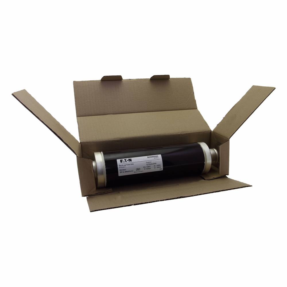 Bussmann 12TXLEJ160 DIN Dimensioned Medium Voltage Euro-IEC Fuse, 160 A, 12 kV, 63 kA Interrupt