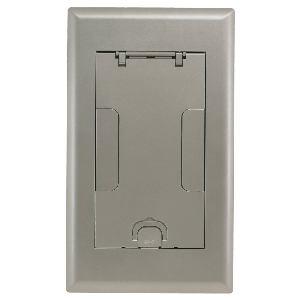 PREMISE WIRING SystemOne™ 2GAFBCVRNK AFB Floor Box Cover, 14-15/16 in L x 8-3/4 in W, Die Cast Aluminum