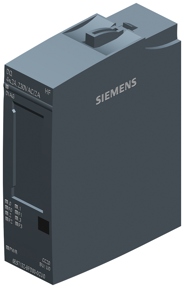 Siemens SIPLUS 6AG11326FD007CU0 ET 200SP PLC Digital Output Module With Conformal Coating Based On 6ES7132-6FD00-0CU0