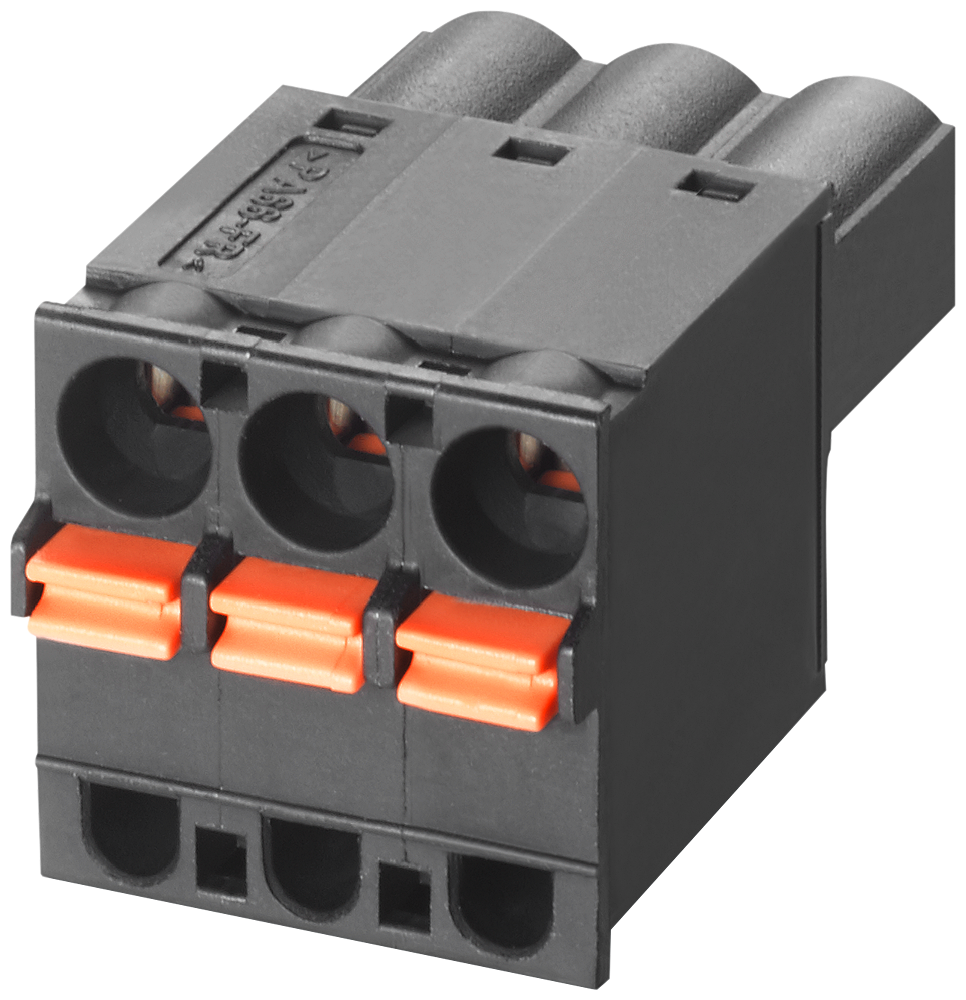Siemens 6GK59801CB100BA5 Push-In Terminal, For Use w/ 24 VAC/VDC SCALANCE XB-000 Compact Switch Module, 5.08 mm Spacing