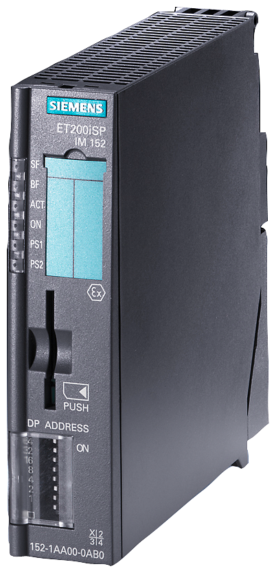 Siemens 6ES71521AA000AB0 Interface Module, 30 mA, 1.5 Mbps, 9.6/19.2/45.45/93.75/187.5/500 kbps Communication