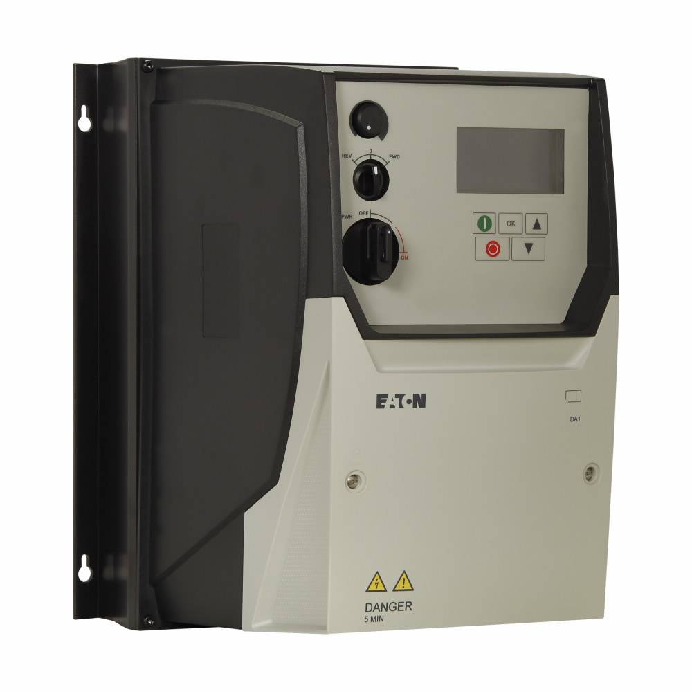 EATON PowerXL™ DA1-34018FB-B6SC Advanced Adjustable Frequency Drive, 400 V, 18 A, 15 hp, 7.1 in W x 9.42 in D