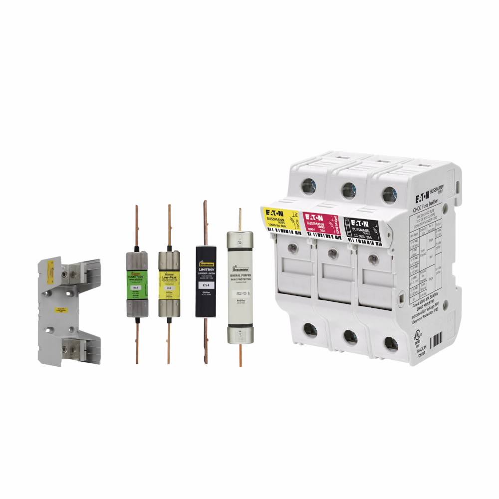 EATON 5HCL-100E Type HCL E-Rated Medium Voltage 1-Barrel Current Limiting Fuse, 100 A, 5.5 kV, 63 kA Interrupt, Class: E