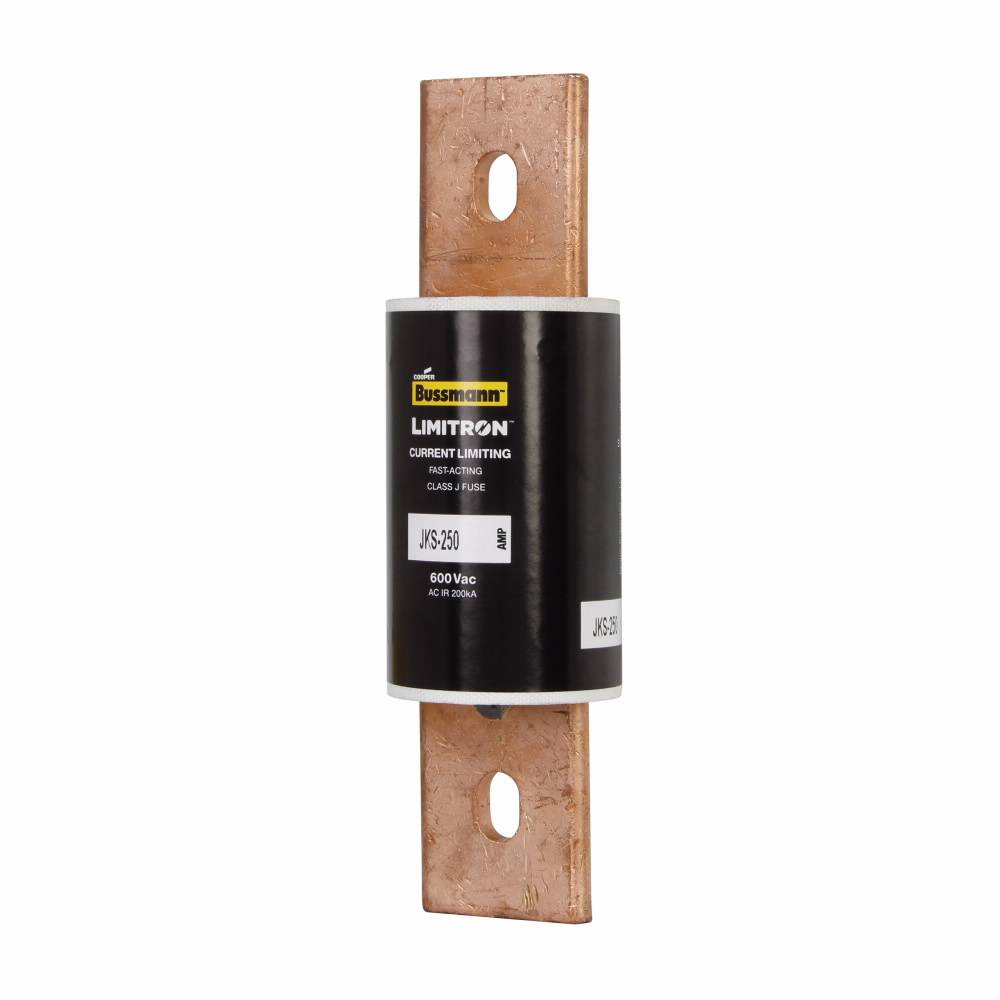 Bussmann Limitron™ JKS-250 Fast Acting Current Limiting Low Voltage Fuse, 250 A, 600 VAC, 200 kA Interrupt, J Class, Cartridge Body