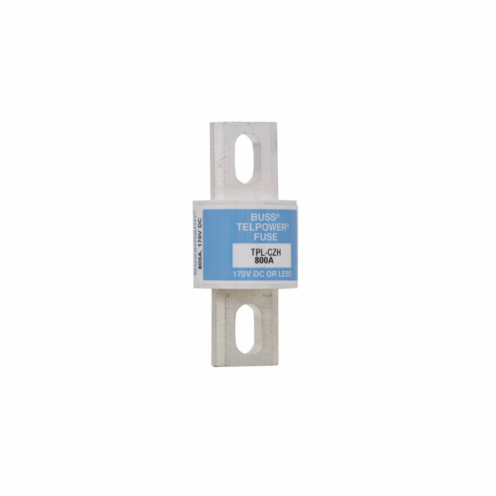 Edison Telpower® TPL-CZ TPL Current Limiting Fast Acting Power Distribution Fuse, 600 A, 170 VDC, 100 kA Interrupt, Round Body