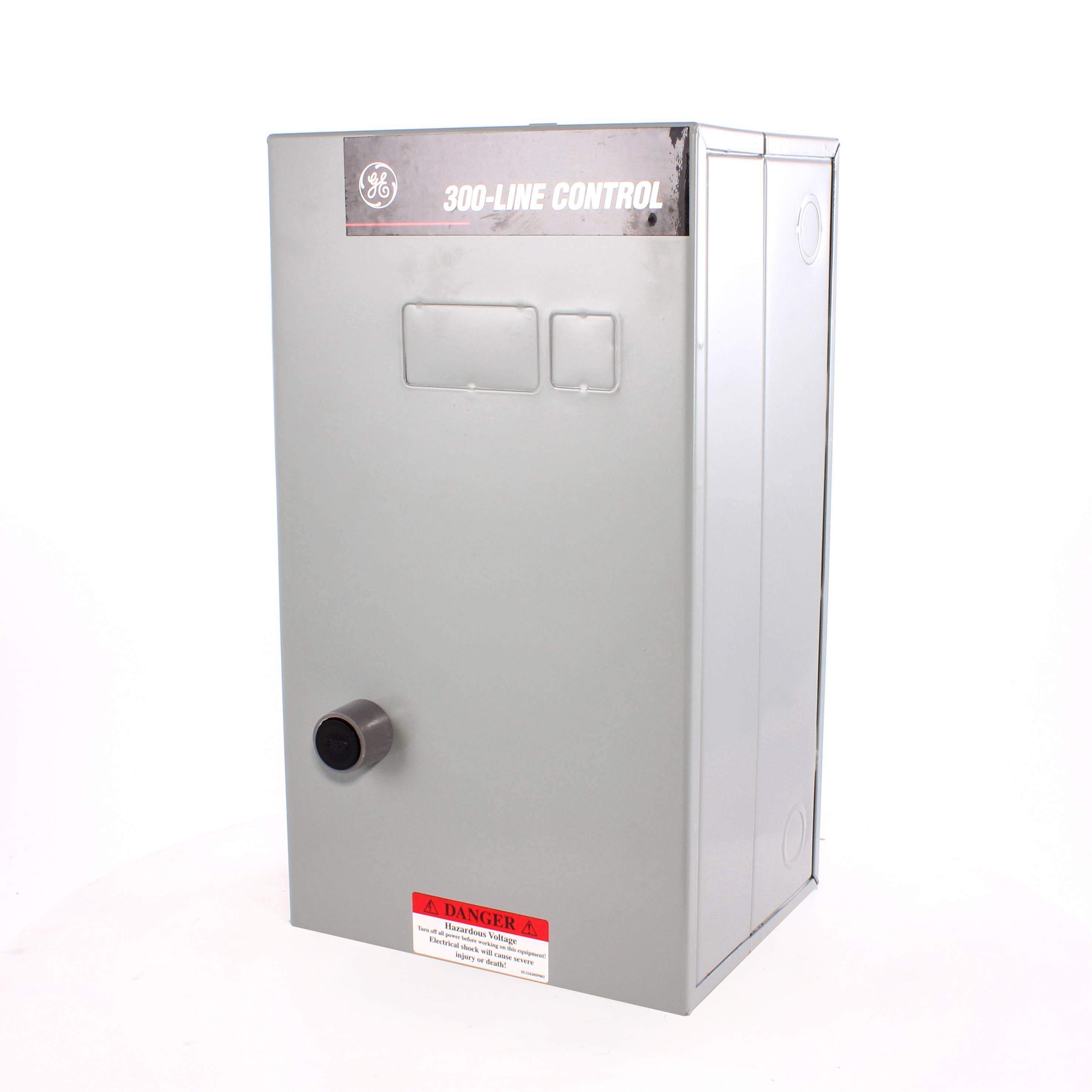 GE CR306D102 300 Line Full Voltage Non-Combination Non-Reversing NEMA Magnetic Starter, 115 to 120 VAC V Coil, 3 Poles, NEMA 1 Enclosure