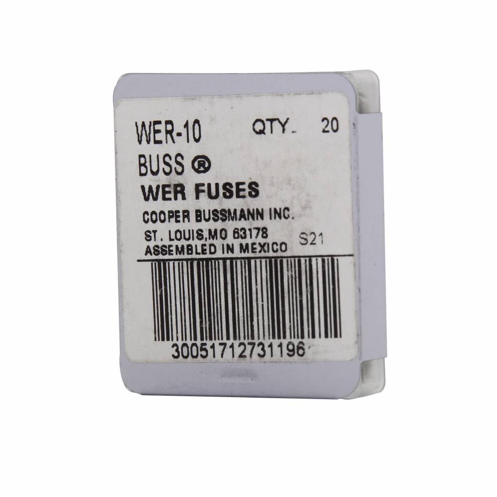 Bussmann Telpower® WER-2 0 Telecommunication Fuse, 2 A, 32 VDC, Flat Body