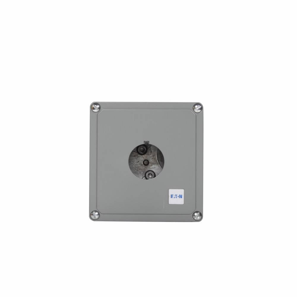 EATON 10250TN1 1-Element Heavy Duty Oiltight/Watertight Pushbutton Enclosure, 5-3/4 in L x 4 in W x 3-3/4 in D, NEMA 4/4X/12/13, Die Cast Zinc