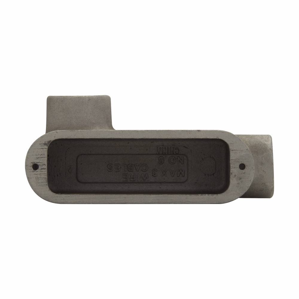 Crouse-Hinds Condulet® LL19 Type LL Conduit Outlet Body, 1/2 in Hub, Mark 9 Form, 5 cu-in Capacity, Copper-Free Aluminum, Natural