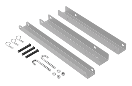 Hoffman LMTSB12W DCR Modular Triangle Support Bracket Kit, For Use With 12 in Cable Runways, Steel, White