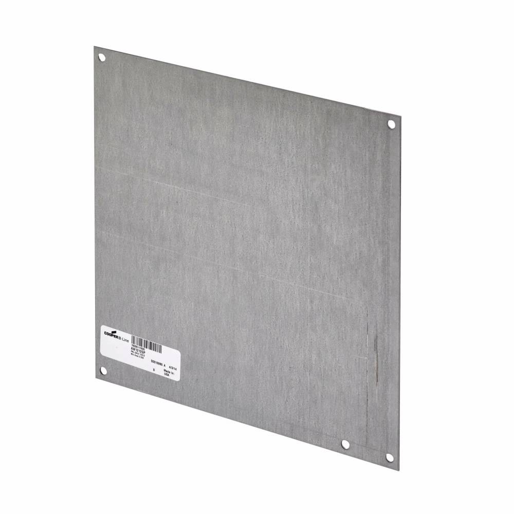 B-Line AW86P Solid Rectangle Panel, 4.87 in W x 6.87 in H, Steel