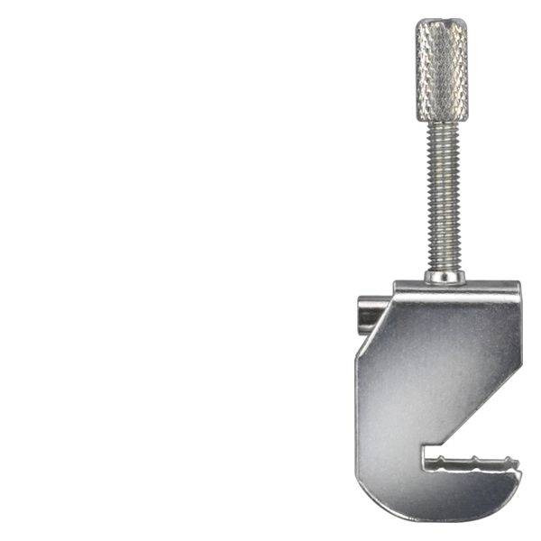 Siemens 8WH91300BA00 Shield Terminal, For Use With 8WH ALPHA FIX Terminal Block, 35 mm DIN Rail Mount, Screw Connection, 17 mm Spacing Contact, 3 to 14 mm Dia Terminal, Metal, Gray