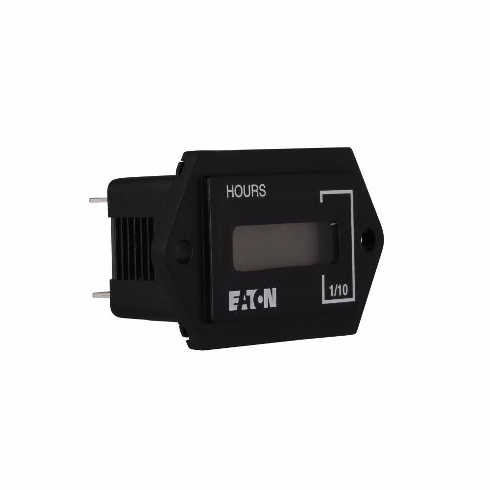 EATON E42DI2448230R Hour Model Rectangular Elapsed Time Meter, 6 Digits, LCD Display