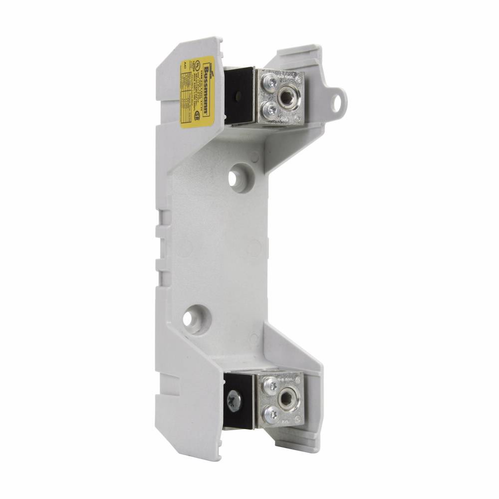 Edison RM25100-1CR RM250 Modular Knife Blade Fuse Block, 250 VAC, 100 A, R Class, 14 to 1/0 AWG Wire, 1 Pole
