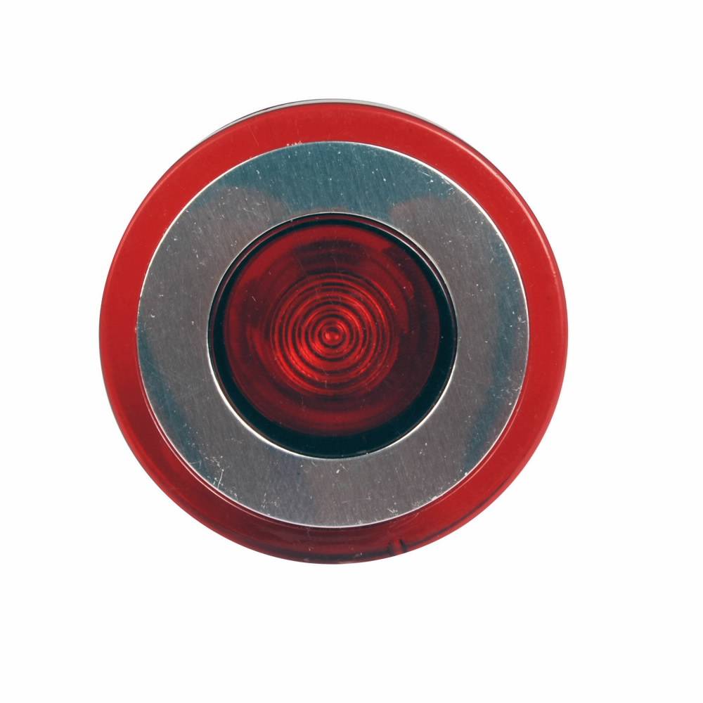 EATON 10250TC47 Blank Heavy Duty Oiltight/Watertight Operator Lens, 40 mm, NEMA 1/2/3/3R/4/4X/12/13/IP65 NEMA Rating, Round Shape, Plastic