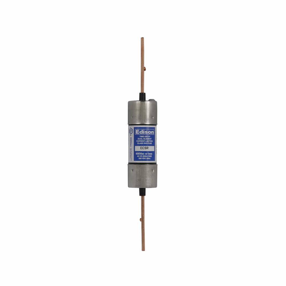 Bussmann ECSR100 Current Limiting Time Delay Fuse, 100 A, 600 V, 200 kA Interrupt, RK5 Class, Cylindrical Body
